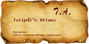 Tulipán Atlasz névjegykártya